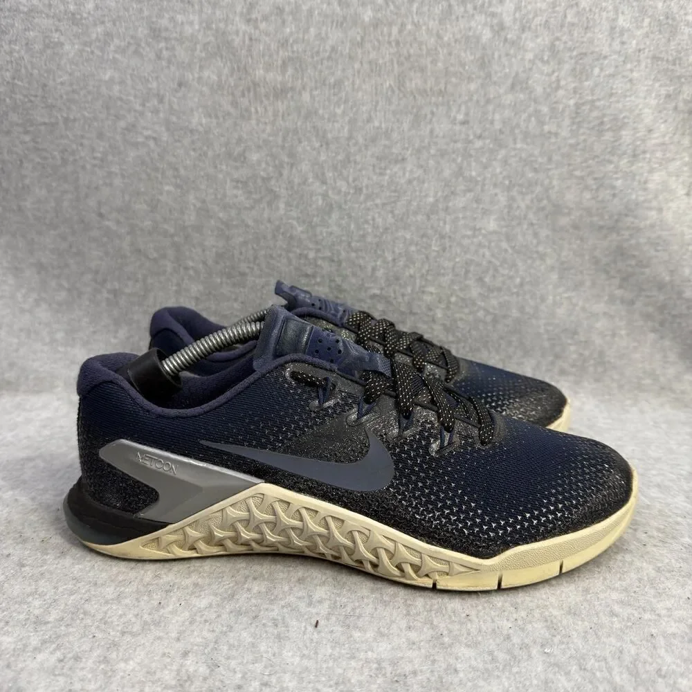 Nike Shoes Womens 8 Metcon 4‎ Blue Crossfit Workout Running Sneakers AJ7804-440